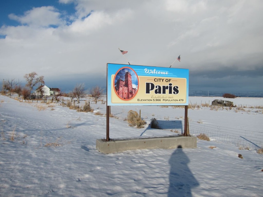 Road into Paris, Idaho Work in Progress