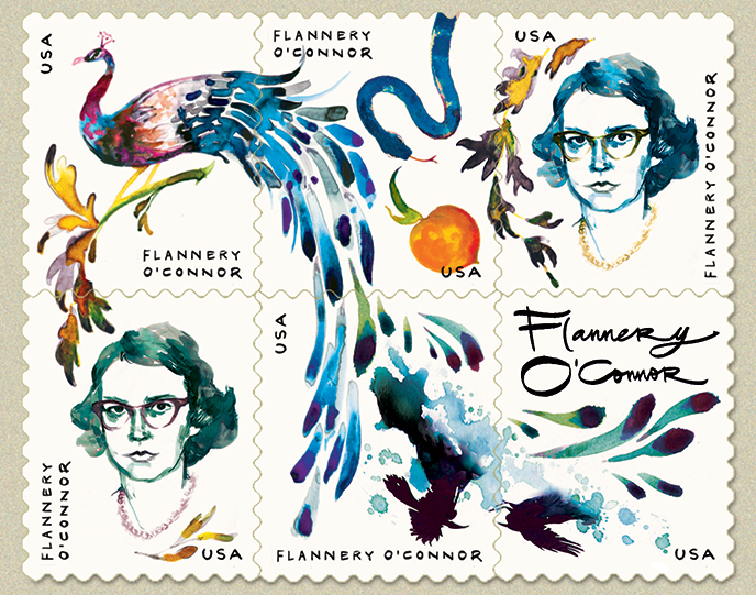Flannery O'Connor Stamps